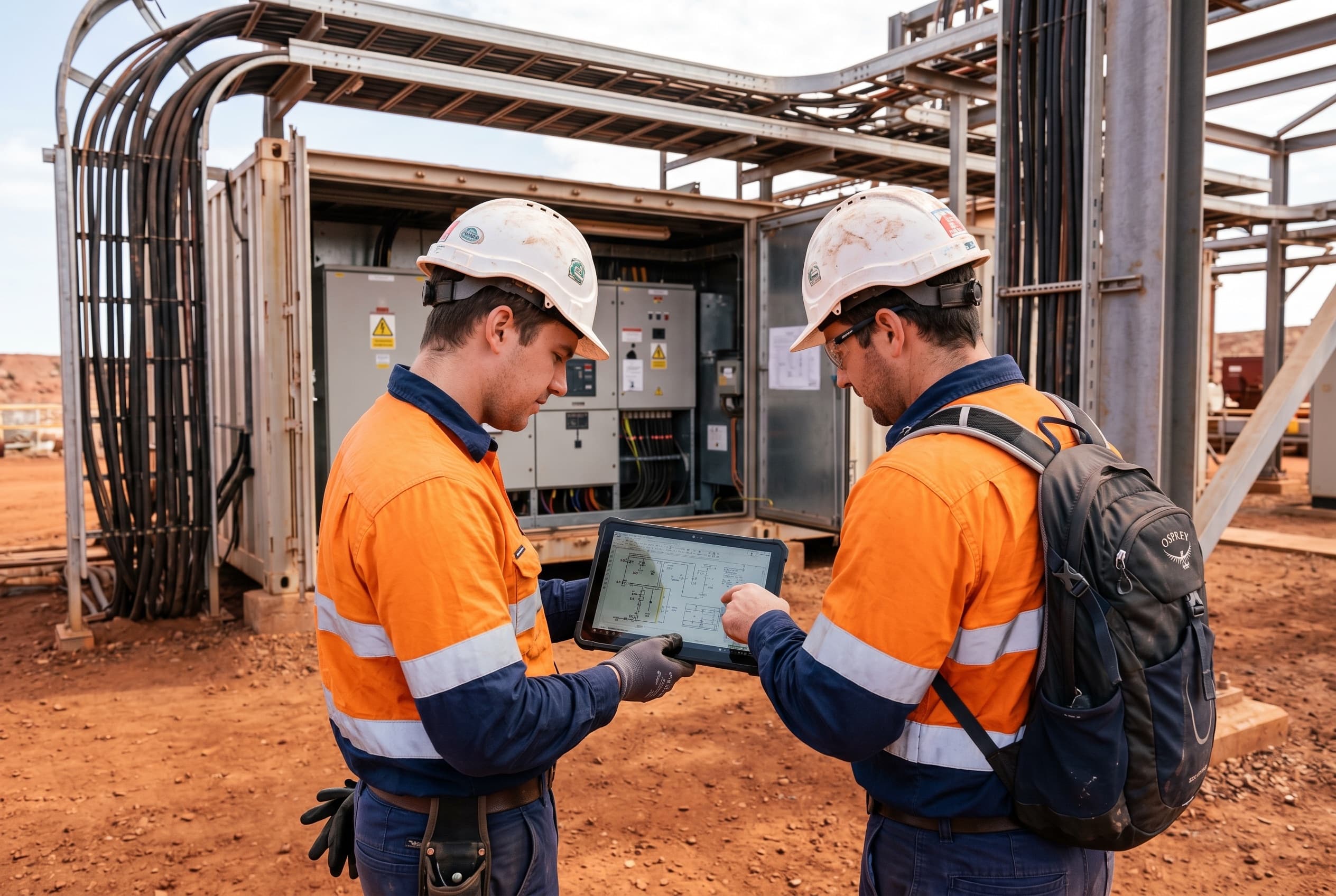 Electrical switchroom equipment inspection