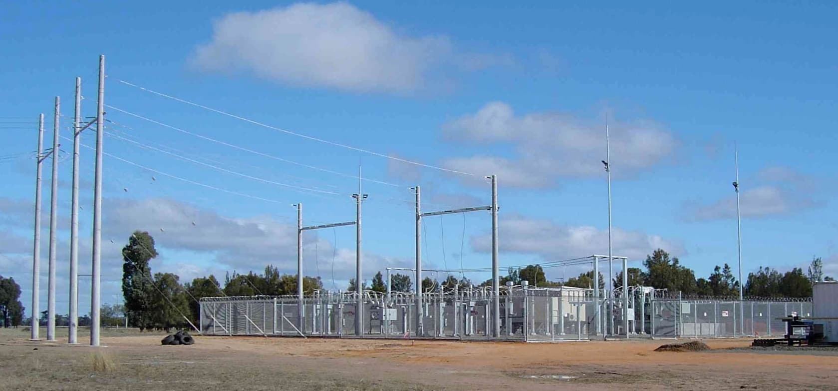 High-voltage substation equipment